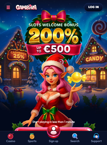 Gambiva Casino Screenshot per mobile